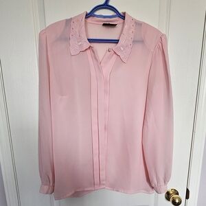 Elegant Pink Women's Blouse